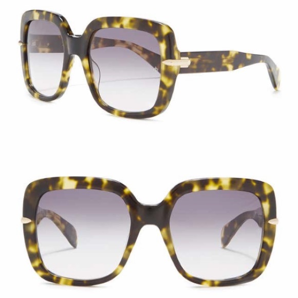 Rag & Bone 56mm Oversized Square Sunglasses
